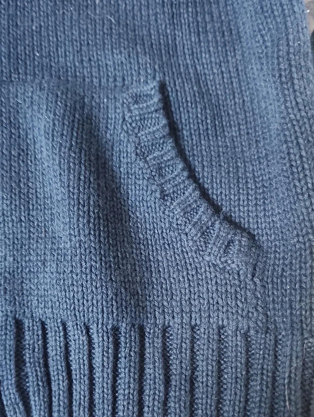Nwt 18-24 Months Old Navy Navy Blue Zip Front Knit Sweater